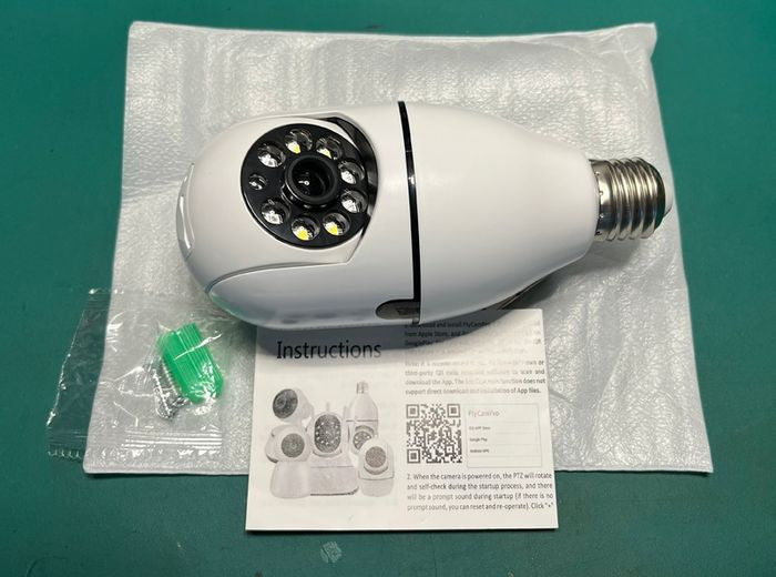 Lampadina con Telecamera di Sicurezza WiFi